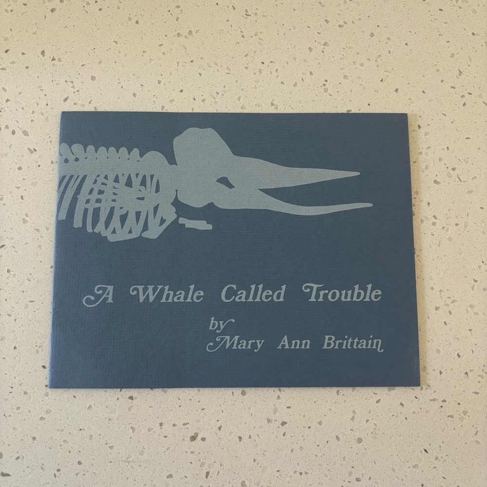1985 A Whale Called Trouble Book North Carolina State Museum of Natural History
